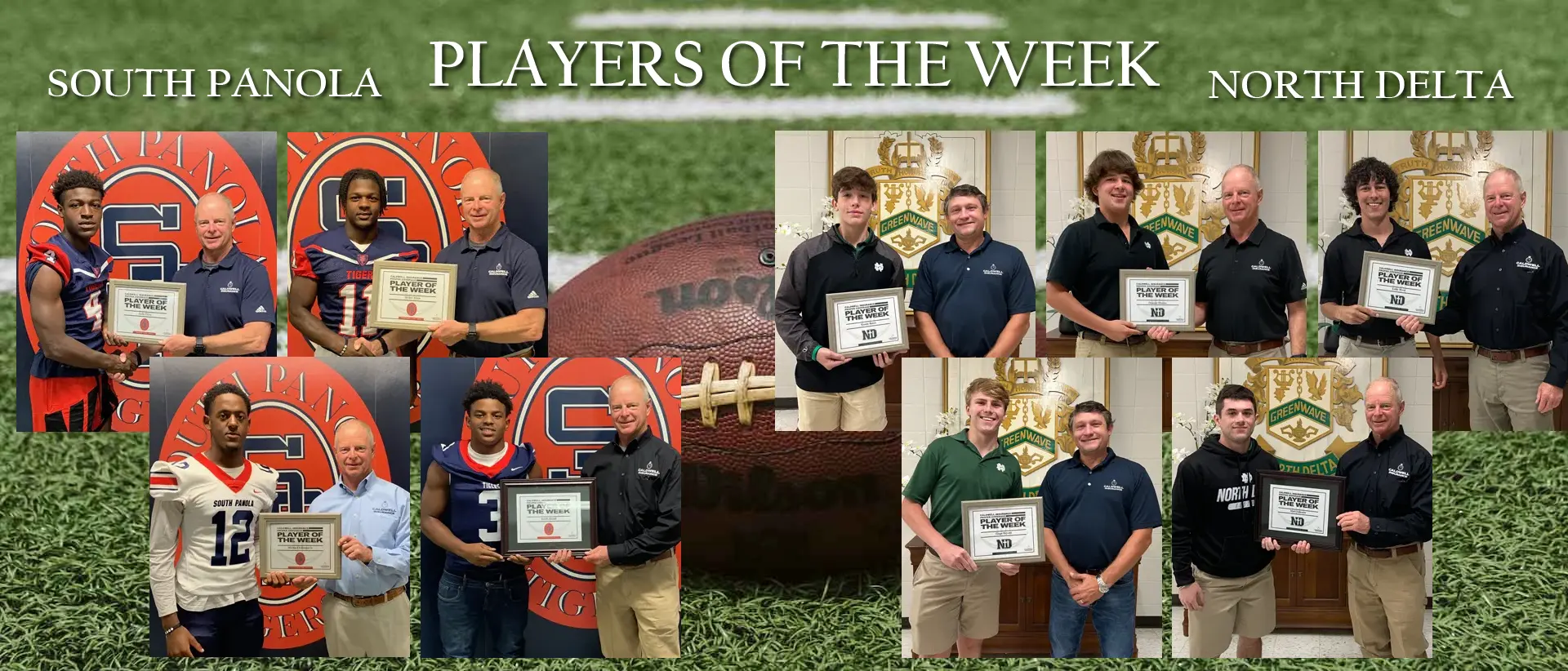 High School Football Players Of The Week